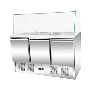 CNJT commercial refrigerator saladette counter