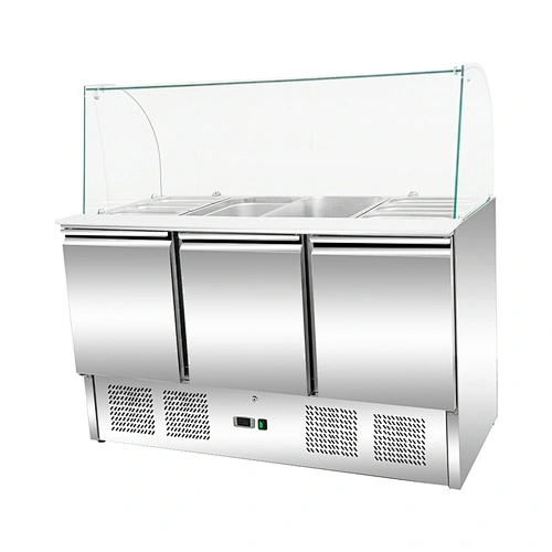 CNJT commercial refrigerator saladette counter